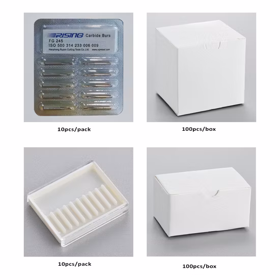 Оптовая продажа стоматологических сверлильных изделий Высокоскоростная ортодонтическая цельная твердосплавная дрель с круглым концом для фиссур FG