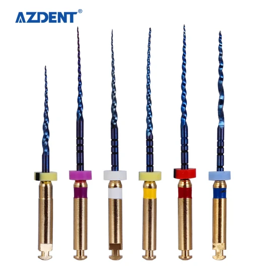 Azdent Dental Engine Niti Super Rotary File Термоактивируемые эндодонтические корневые файлы 25 мм Sx