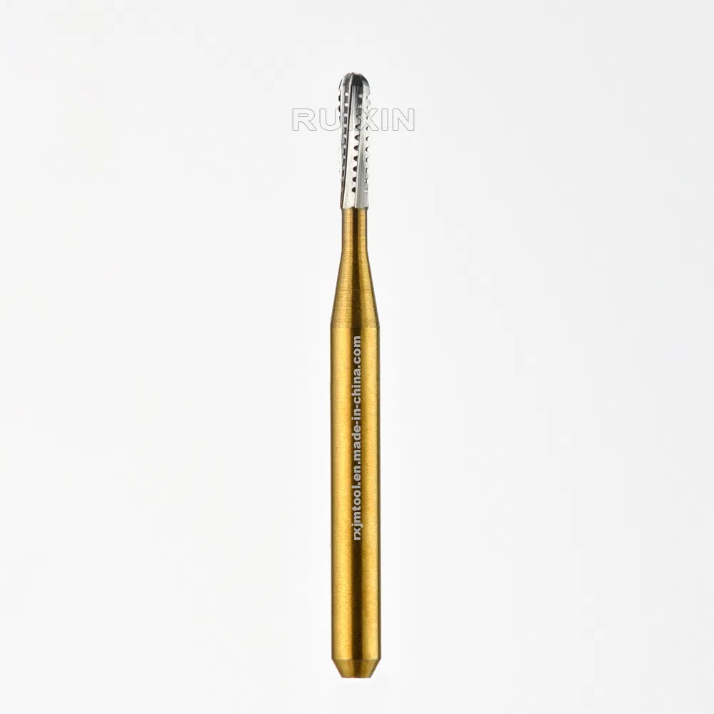 Производитель расходных материалов для высокоскоростной стоматологической резки Высокоскоростная резка металла Сверла из карбида вольфрама с титановым покрытием FG